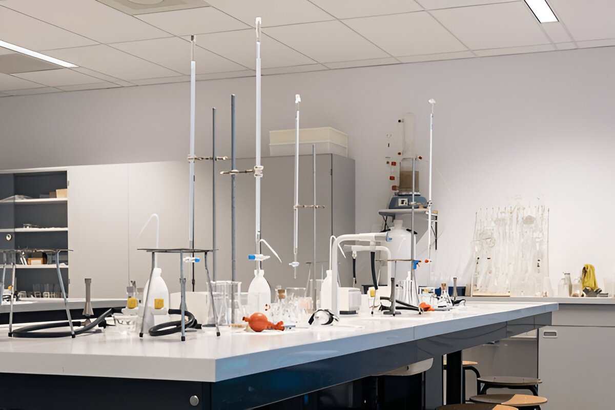 scientific lab setup